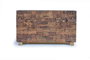GINER Y COLOMER - Buffet en bois de manguier récupéré naturel - 2 portes et 3 tiroirs - Dimensions 150 x 50 x 90 cm